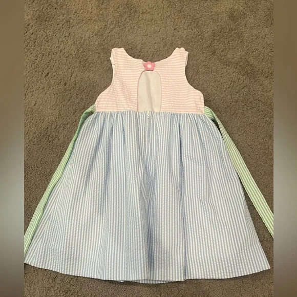 Florence Eiseman Seersucker Flower Dress - Picture 6 of 7